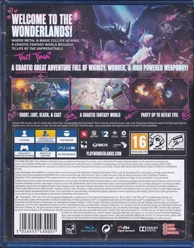 Tiny Tinas - Wonderlands - PS4 (B Grade) (Genbrug)